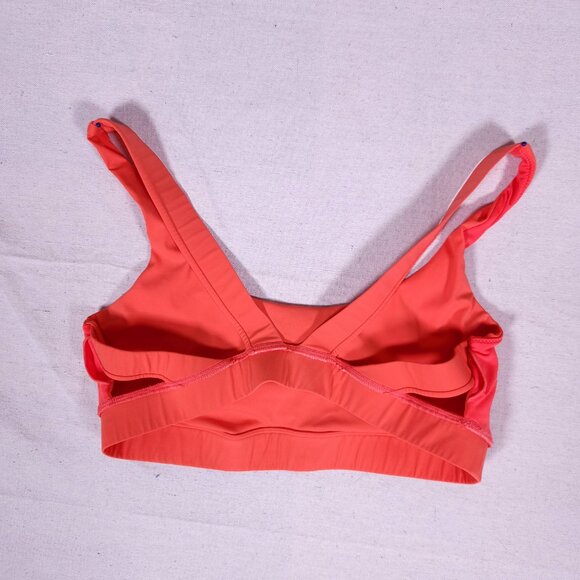 Vuori Stride Bra Large Open Back Orange Sports Running Yoga Gym Athletic - Picture 6 of 8